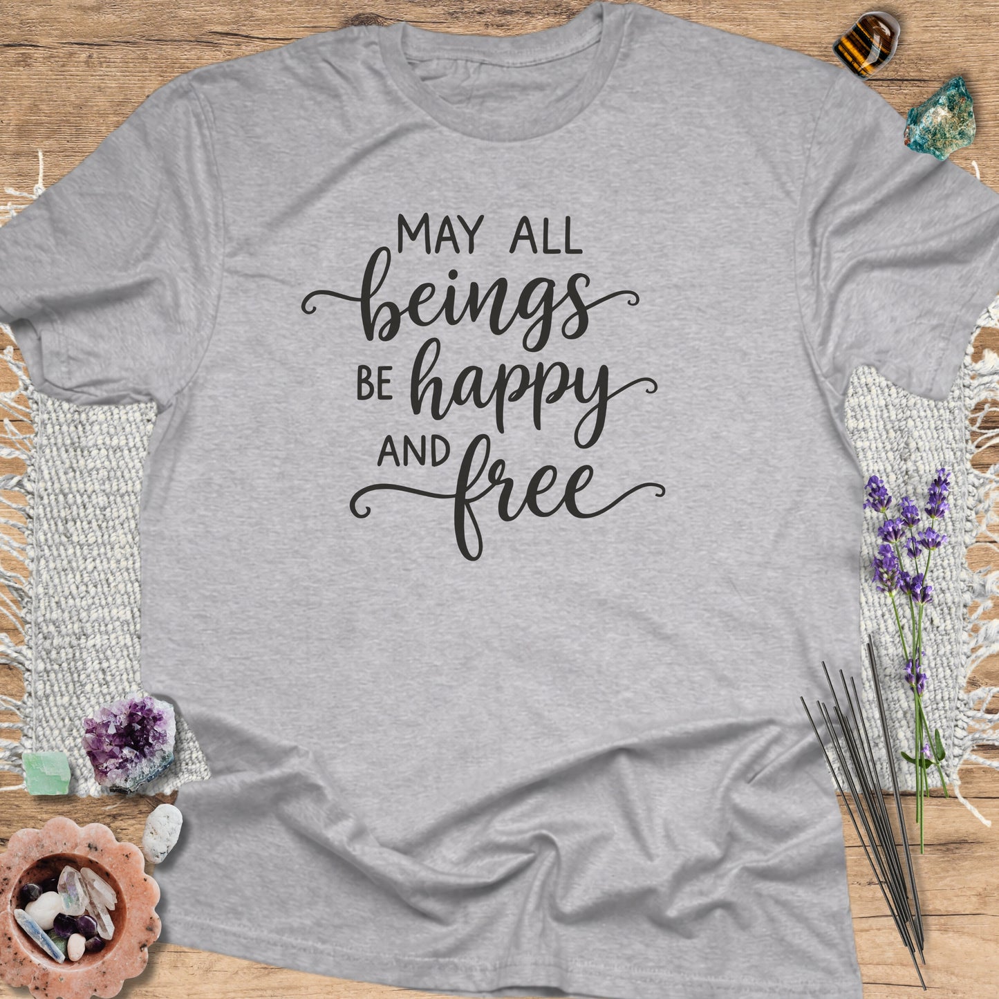 May All Beings Be Happy T-Shirt