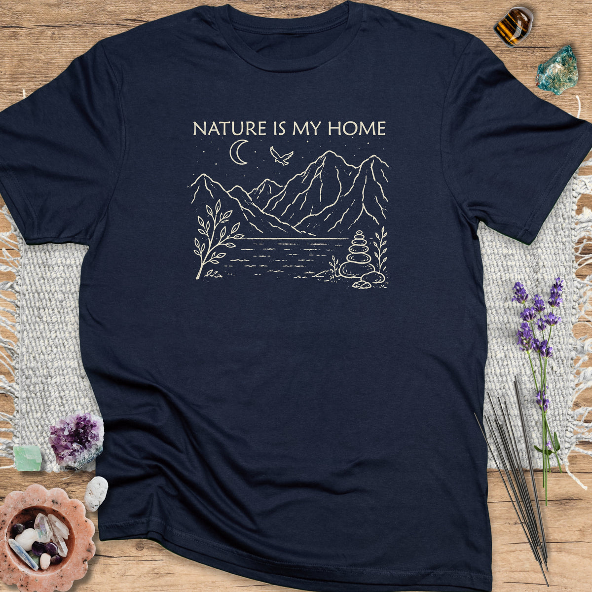 Nature Is My Home Navy 5XL