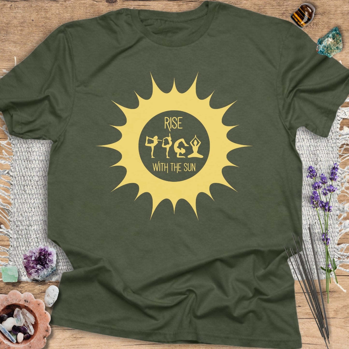 Rise with the Sun Yoga T-Shirt