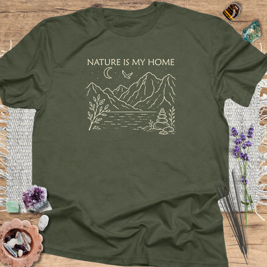 Nature Is My Home Military Green