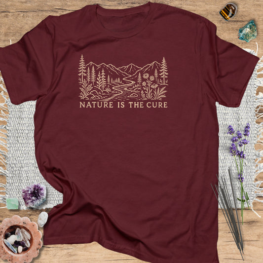 Nature Is The Cure Maroon