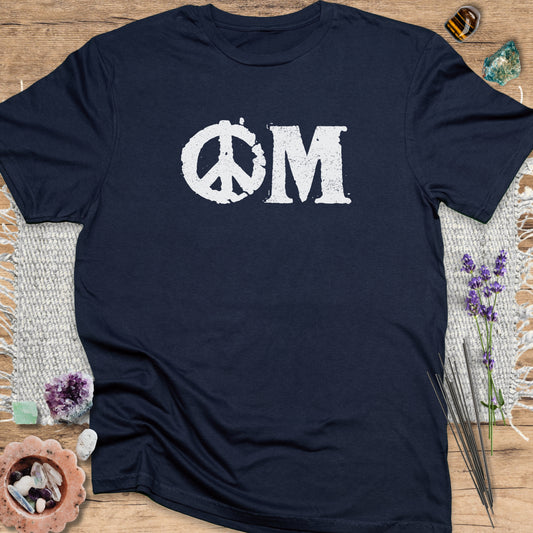 Peace OM T-Shirt Navy