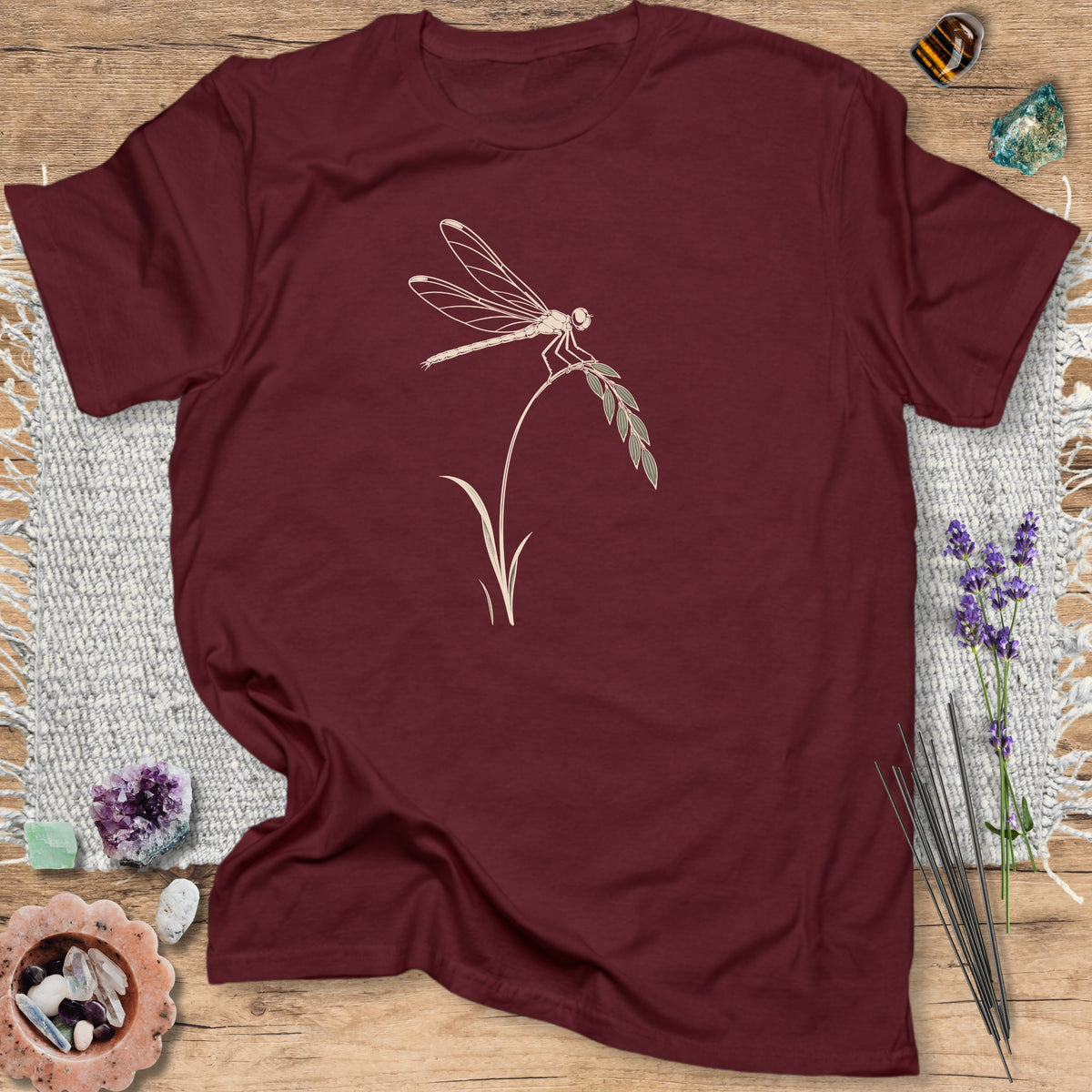 A Gentle Imprint Maroon