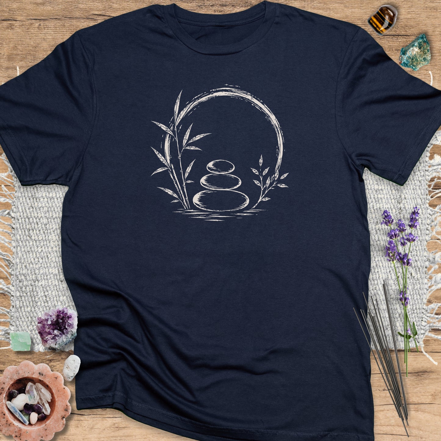 Zen Stones Enso Navy