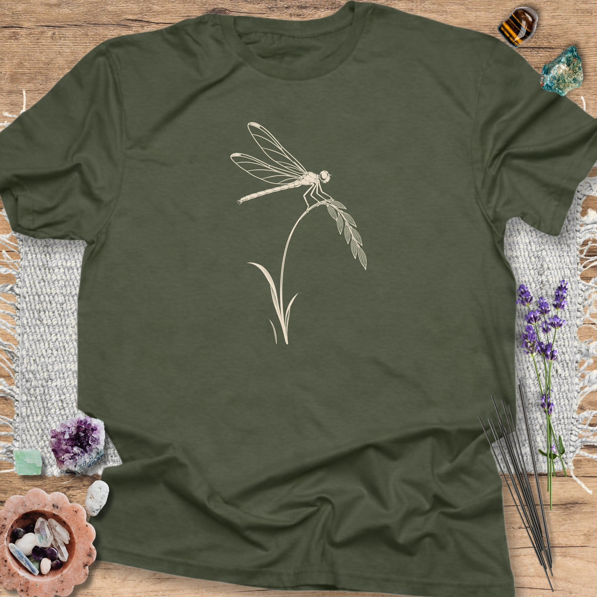 A Gentle Imprint Military Green
