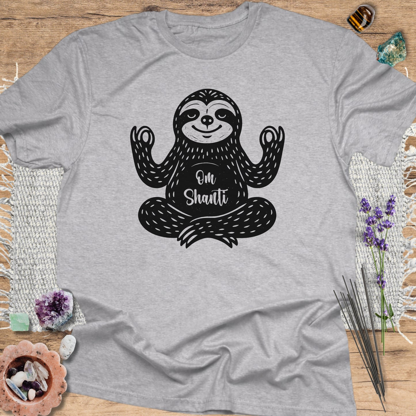 Om Shanti Sloth Sport Grey