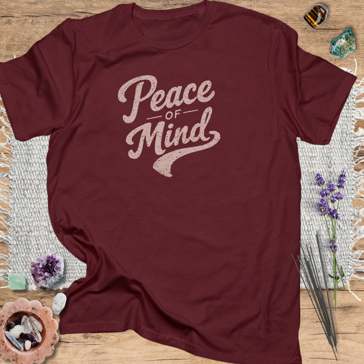 Peace of Mind Maroon