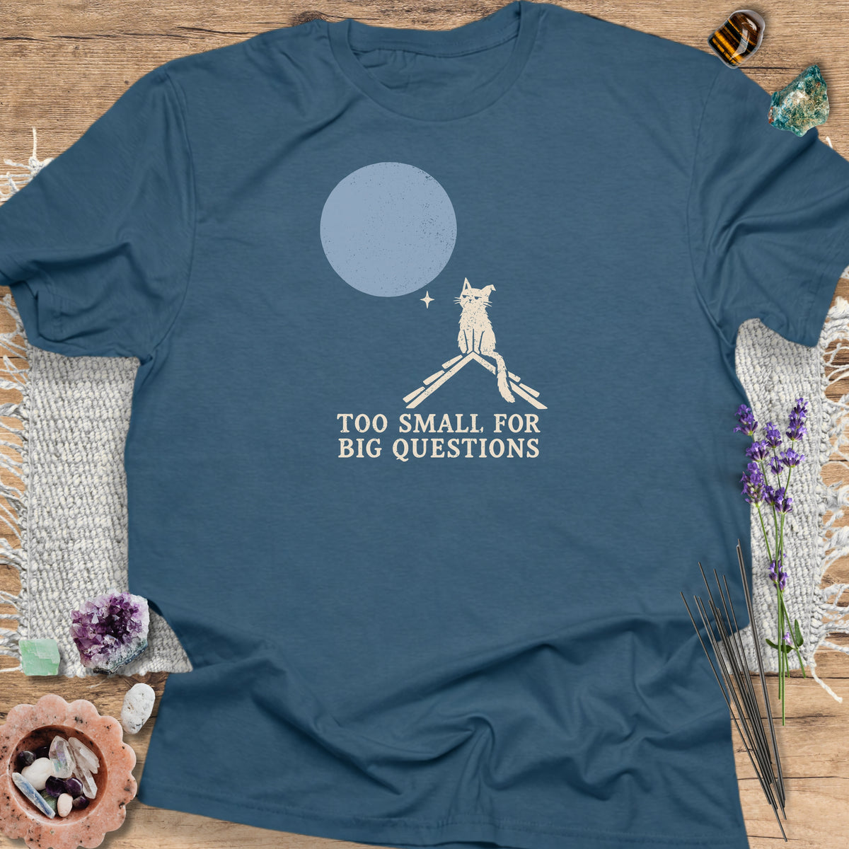 Too Small for Big Questions Indigo Blue