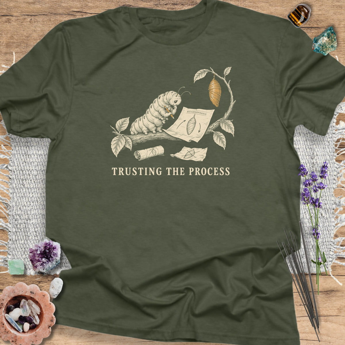 Trusting the Process Military Green