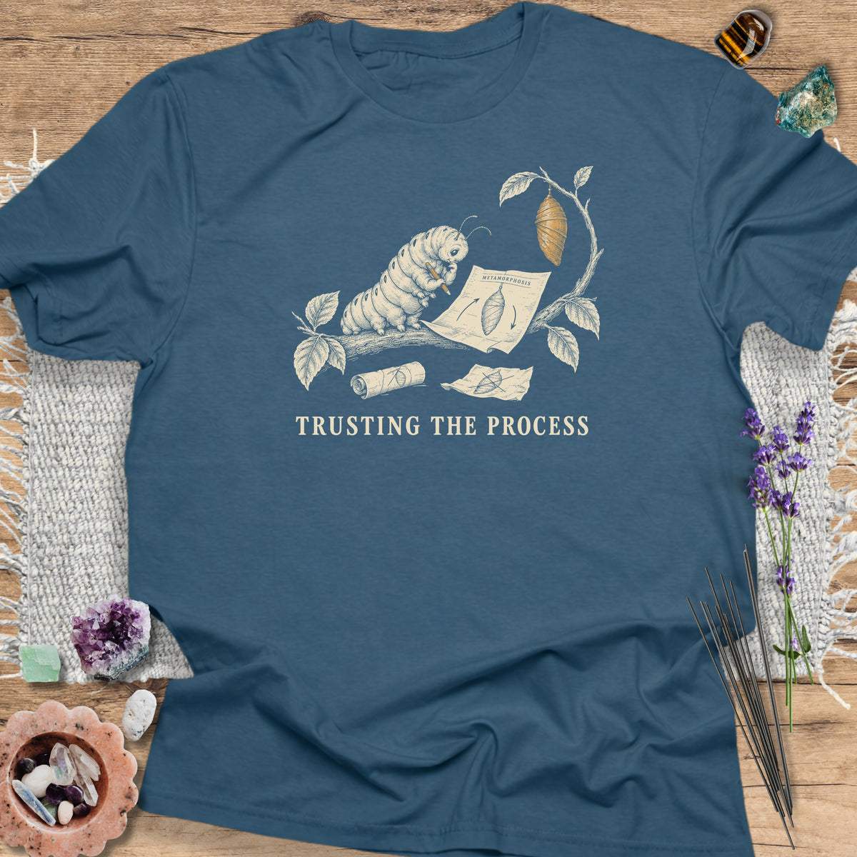 Trusting the Process Indigo Blue