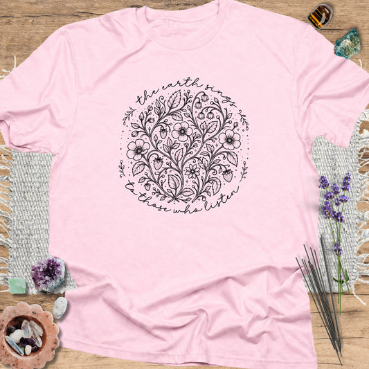 The Earth Sings Light Pink