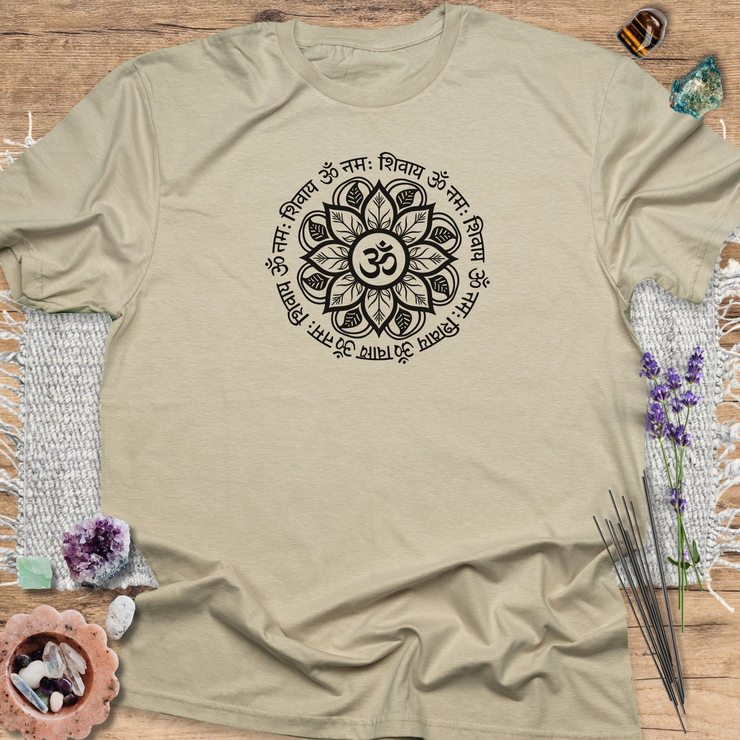 Om Namah Shivaya Floral T-Shirt