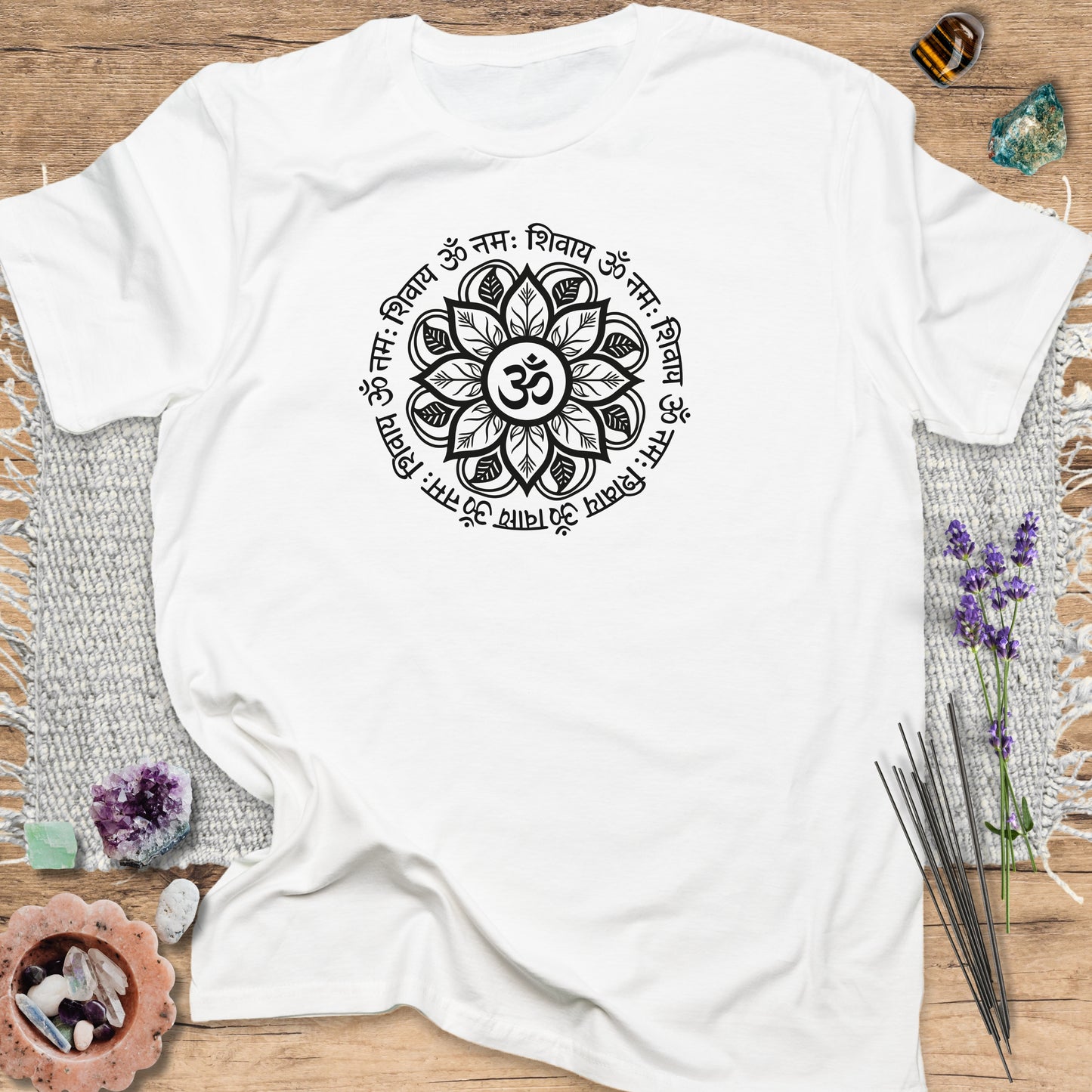 Om Namah Shivaya Floral T-Shirt
