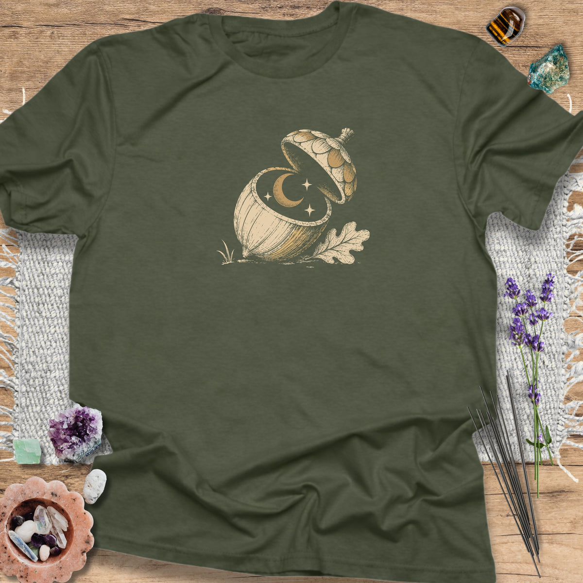 Celestial Acorn Military Green