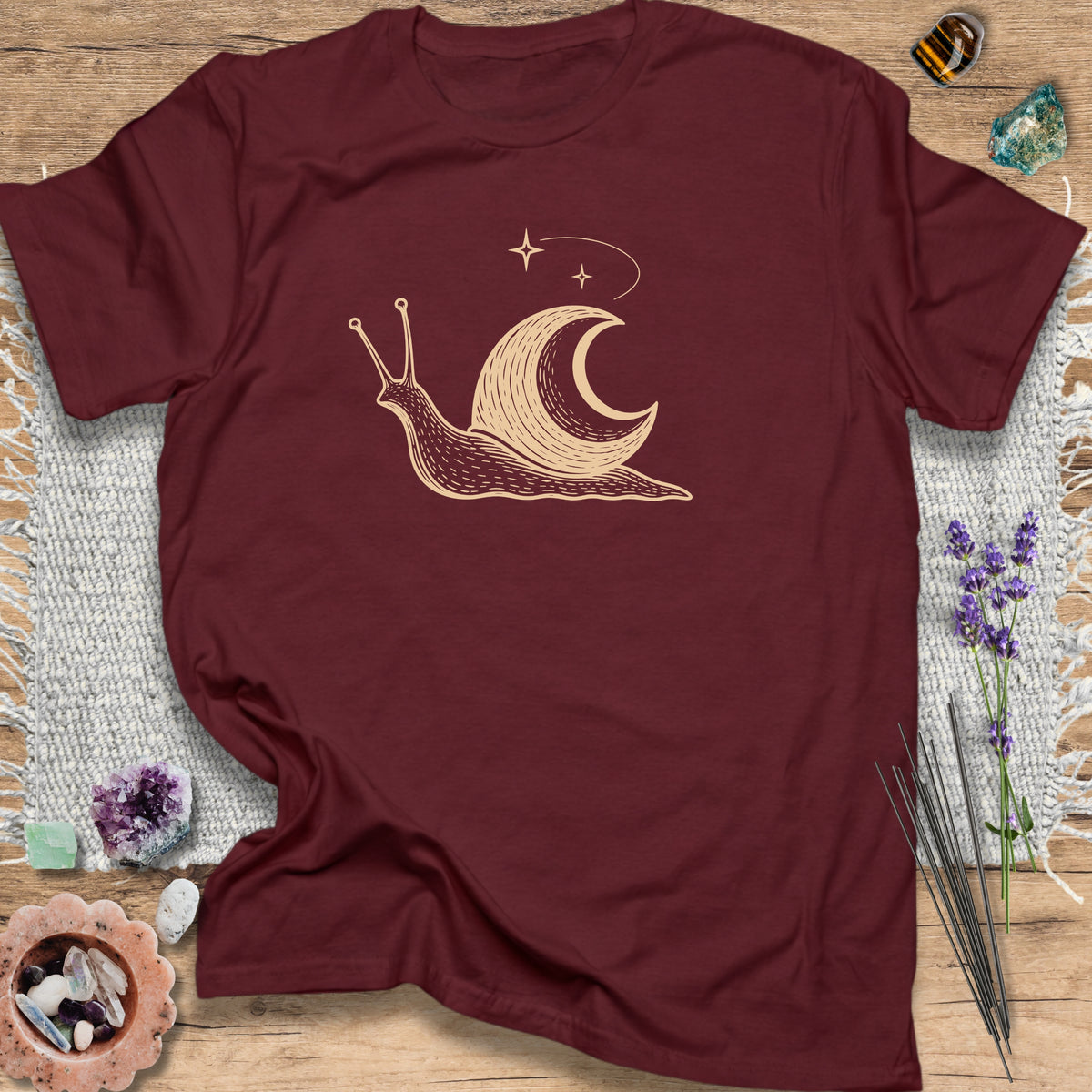 Celestial Moon Snail Maroon