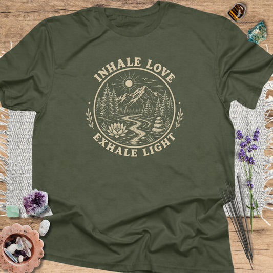 Inhale Love Military Green