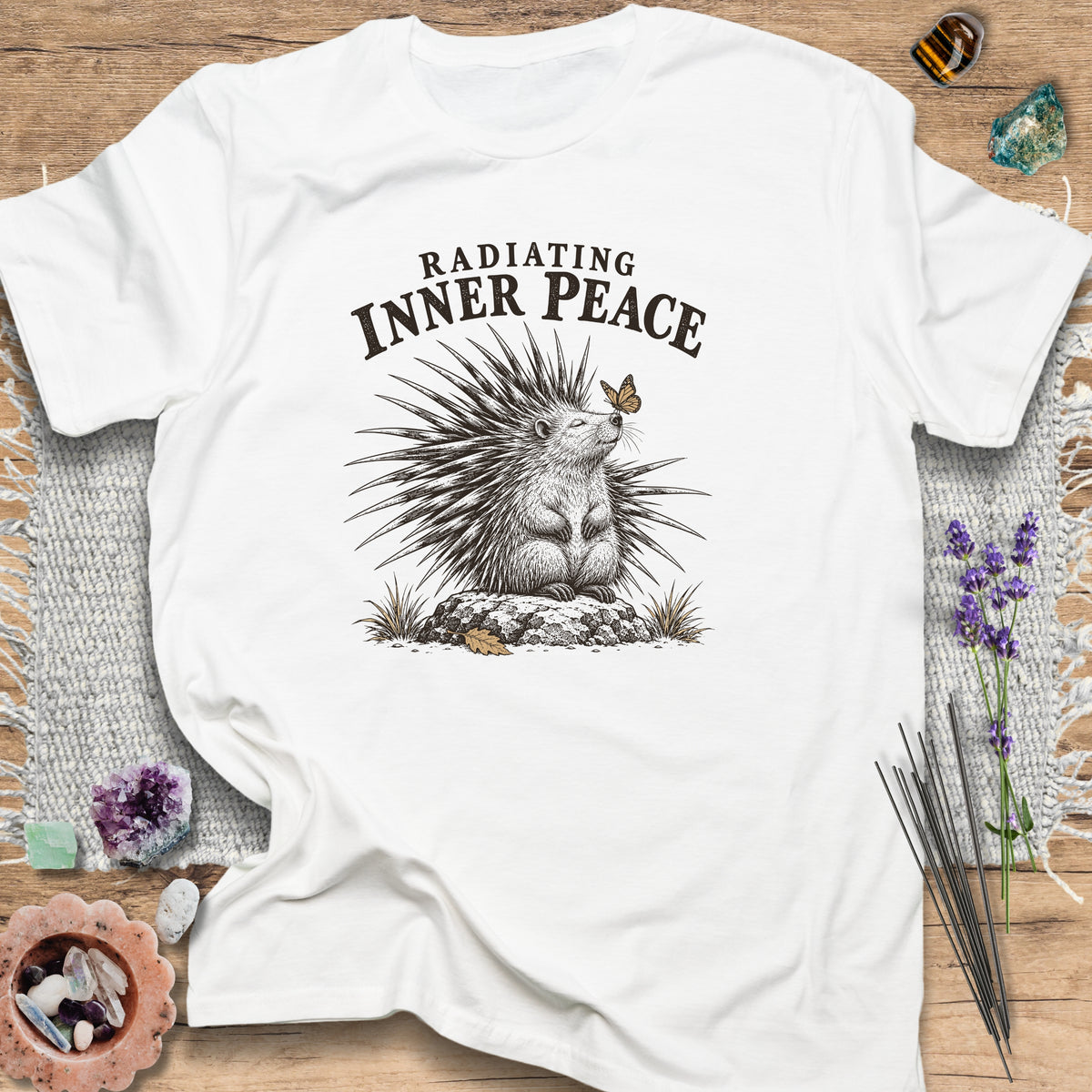 Radiating Inner Peace White