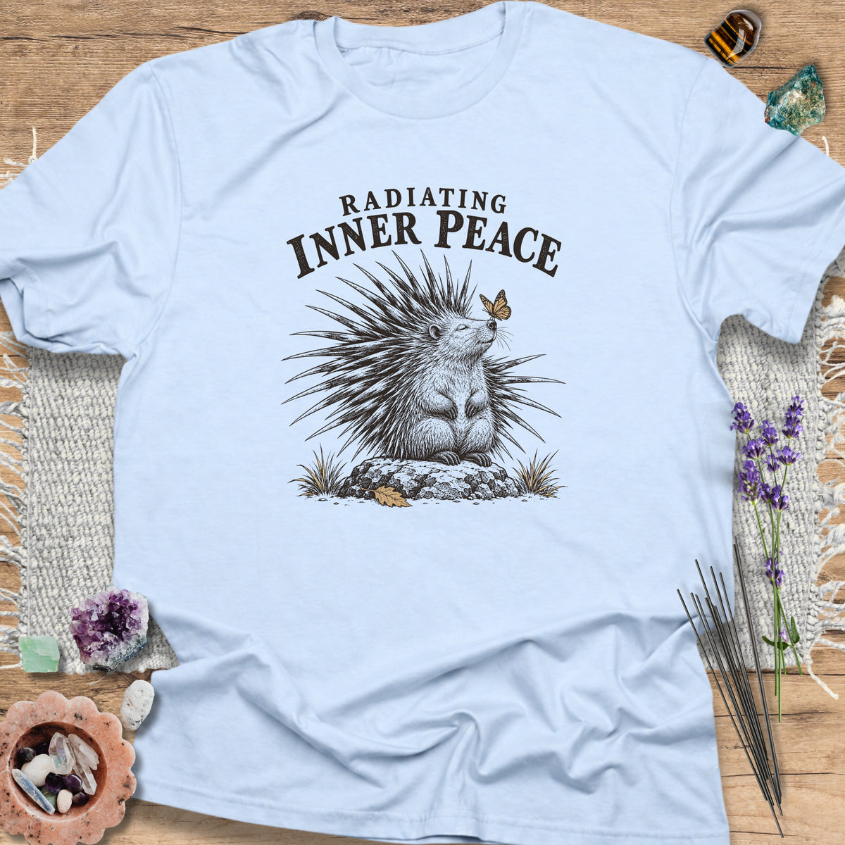 Radiating Inner Peace Light Blue