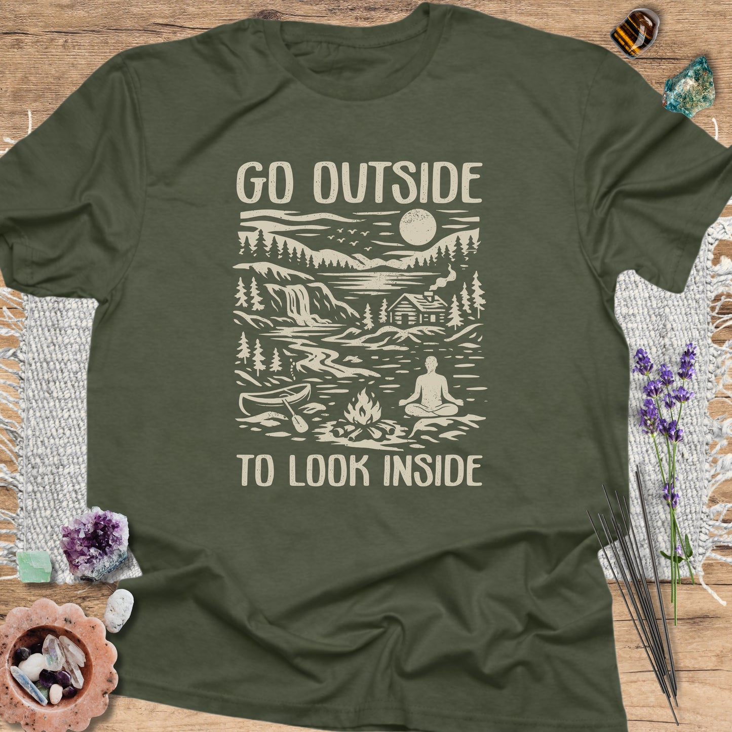Go Outside to Look Inside T-Shirt