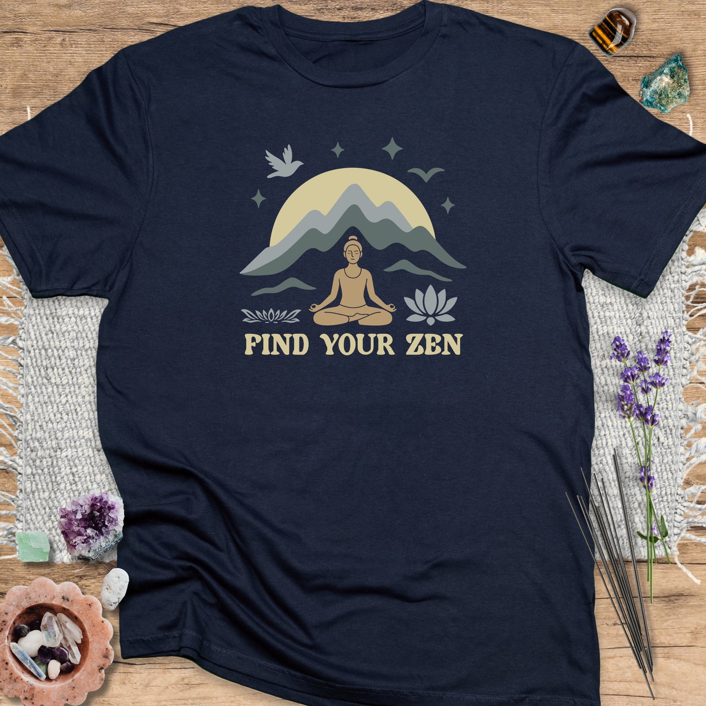 Find Your Zen Meditation T-Shirt