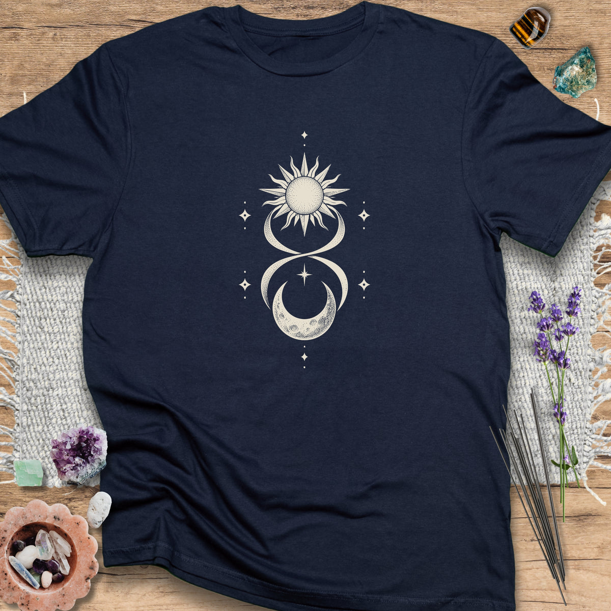 Celestial Sun and Moon Navy