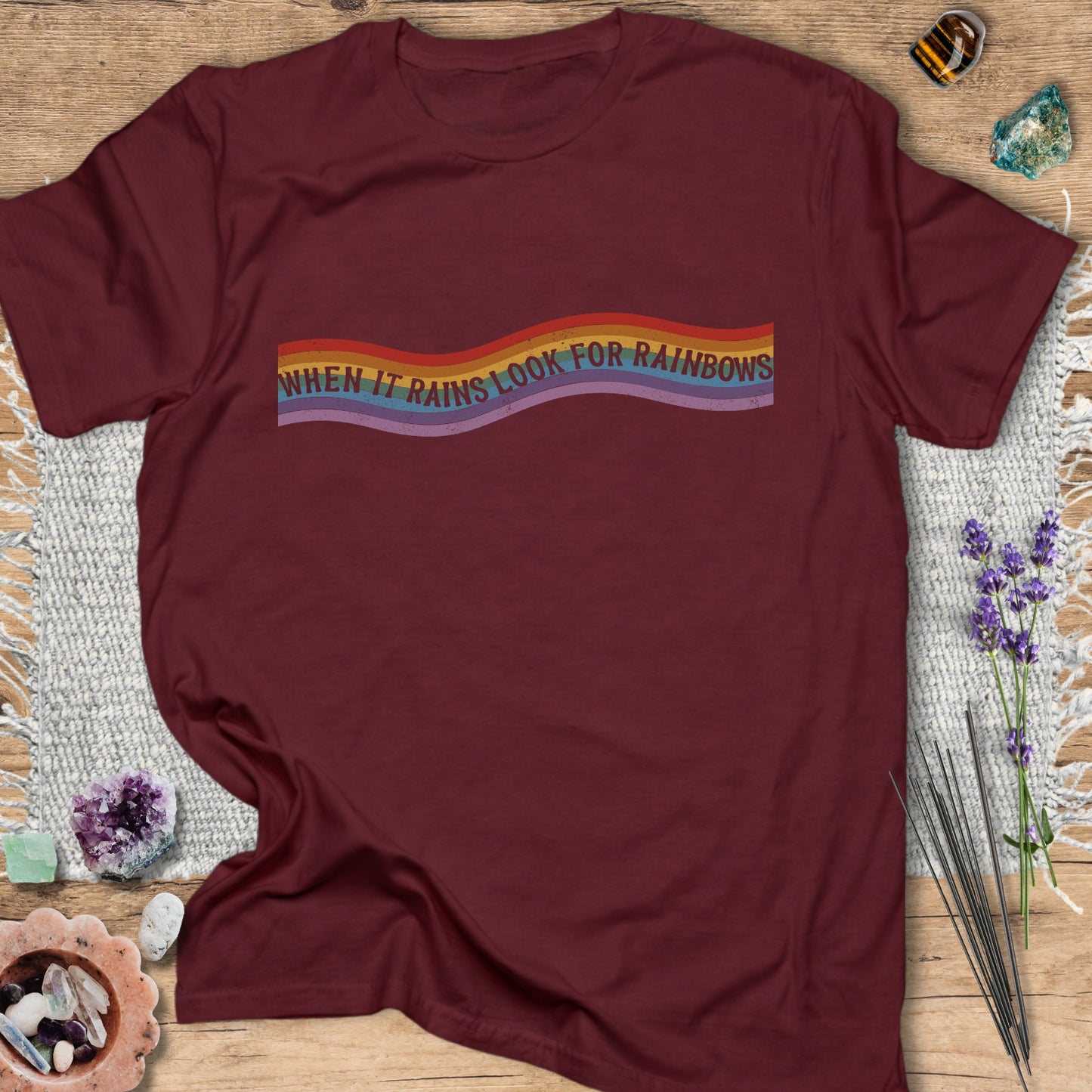 When it Rains, Look for Rainbows T-Shirt
