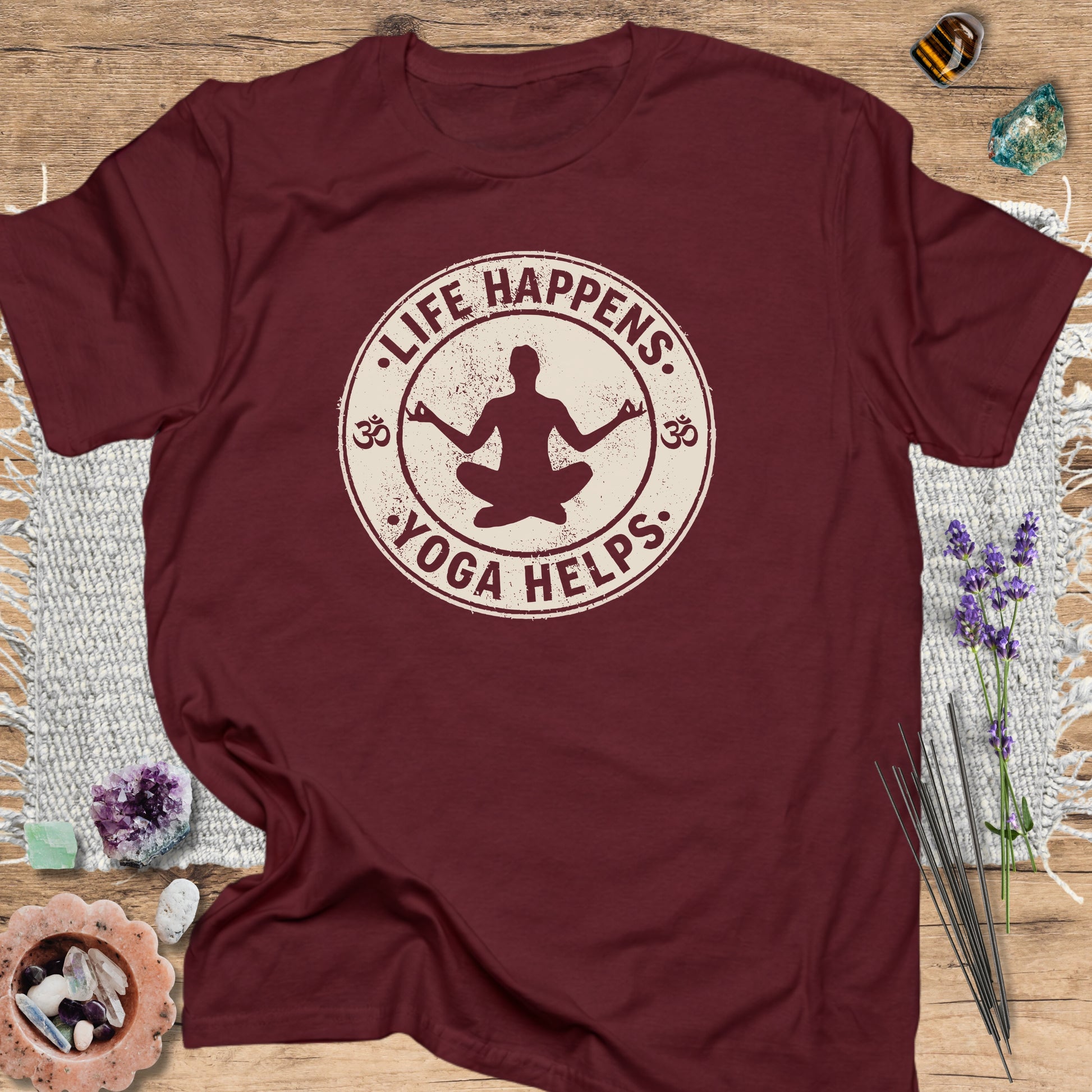 Life Happens, Yoga Helps Maroon