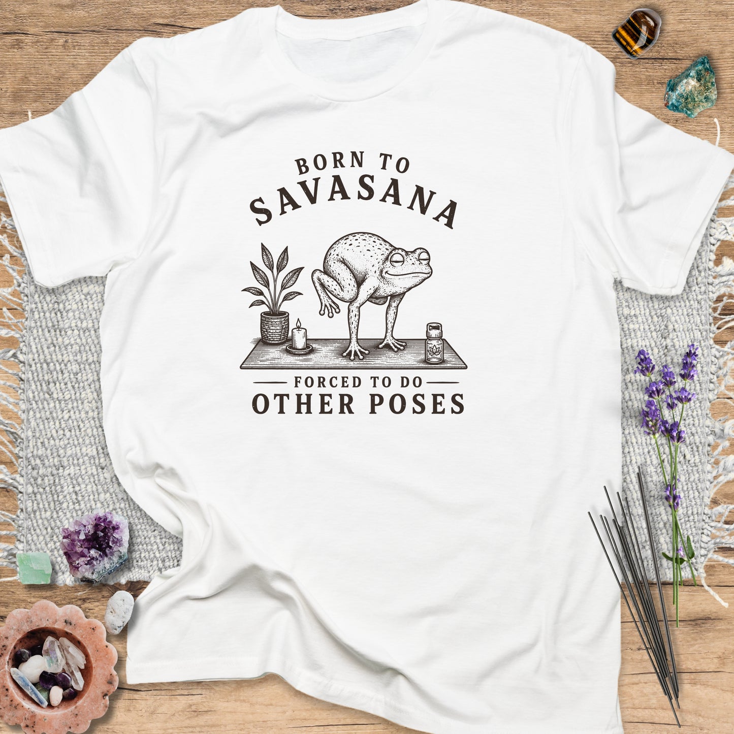 Born to Savasana White