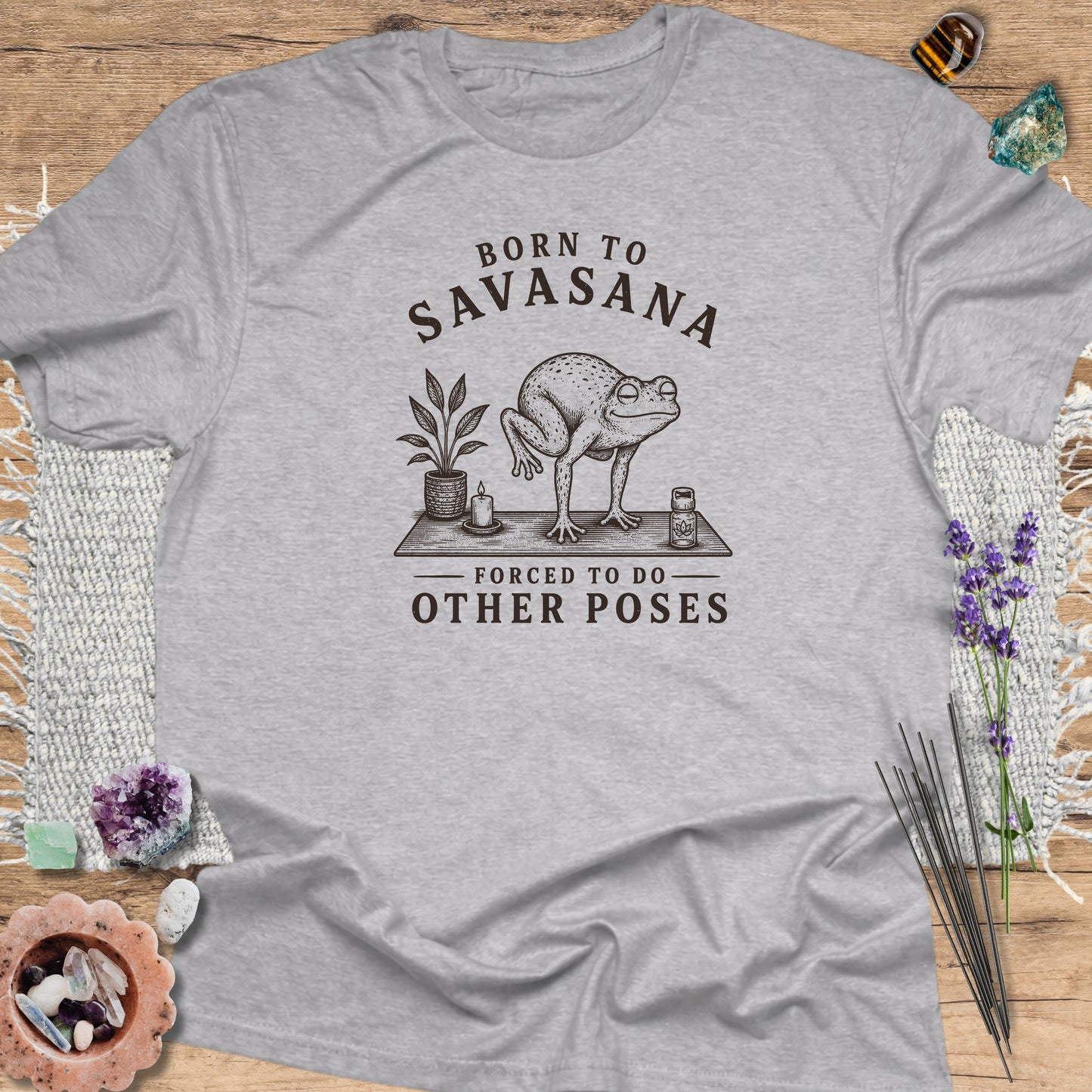 Born to Savasana Sport Grey