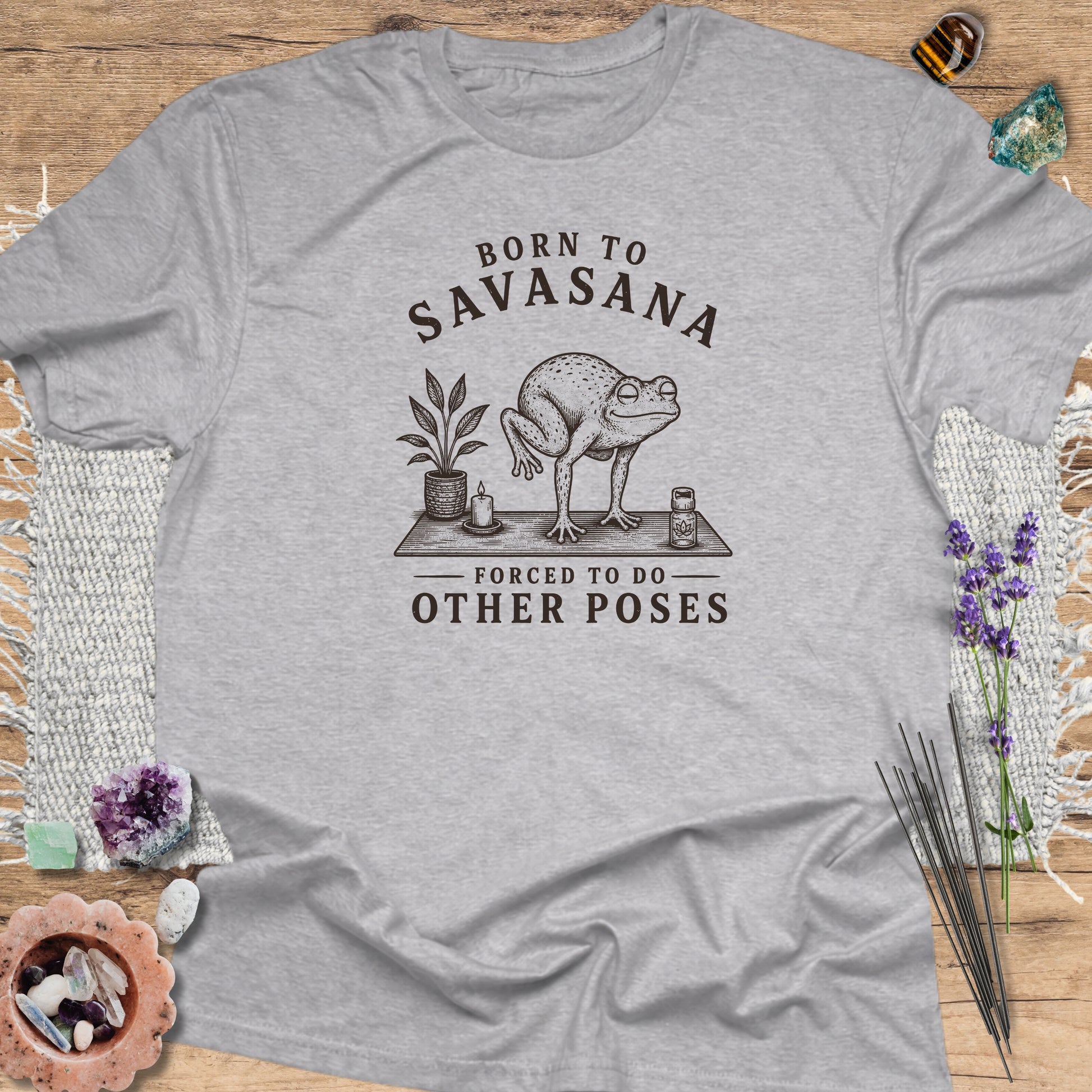 Born to Savasana Sport Grey