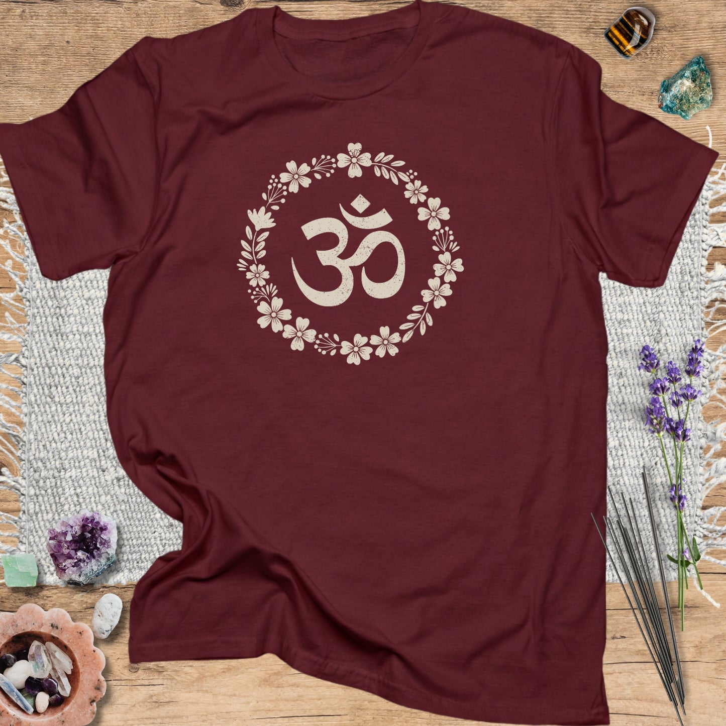 Floral Om T-Shirt
