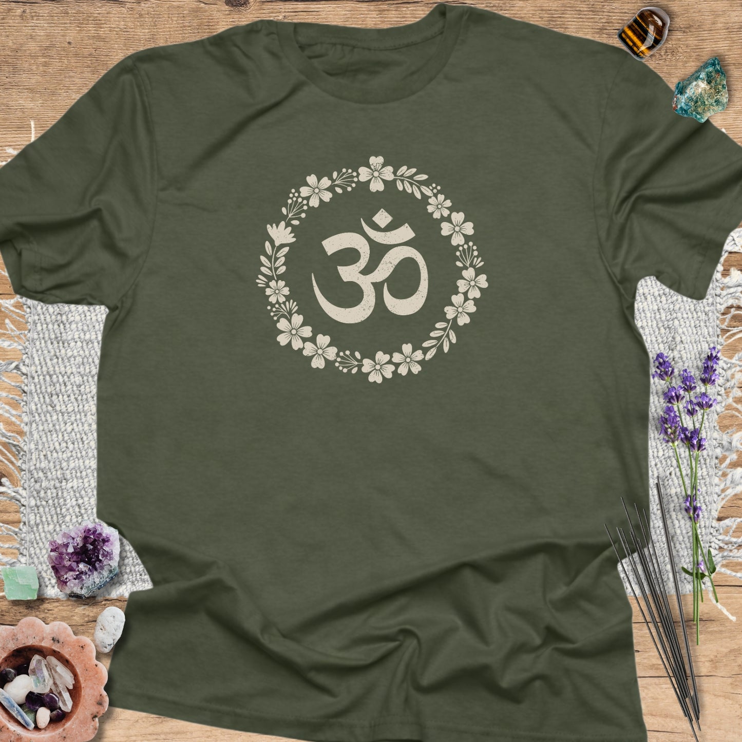 Floral Om T-Shirt