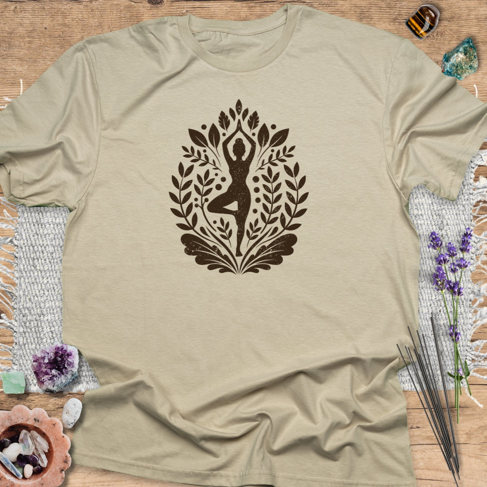 Yoga Tree Pose Sand