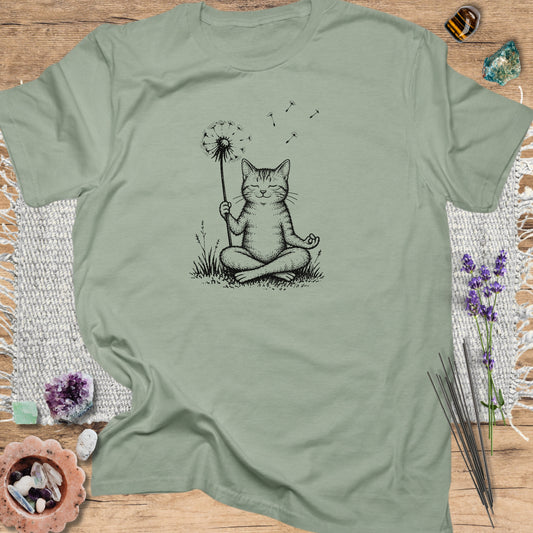 Cat With Dandelion Sage