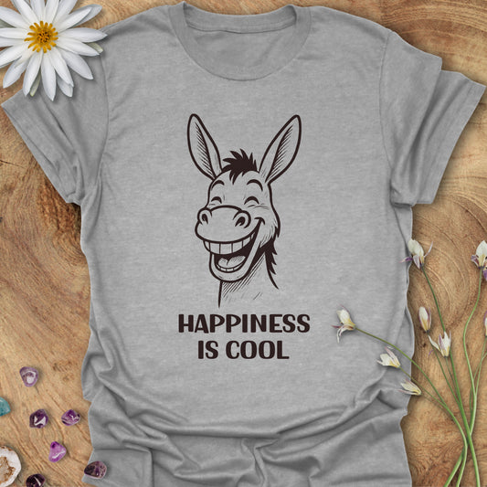 Happiness Is Cool T-Shirt Sport Grey