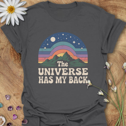 The Universe Has My Back Retro Sunset T-Shirt