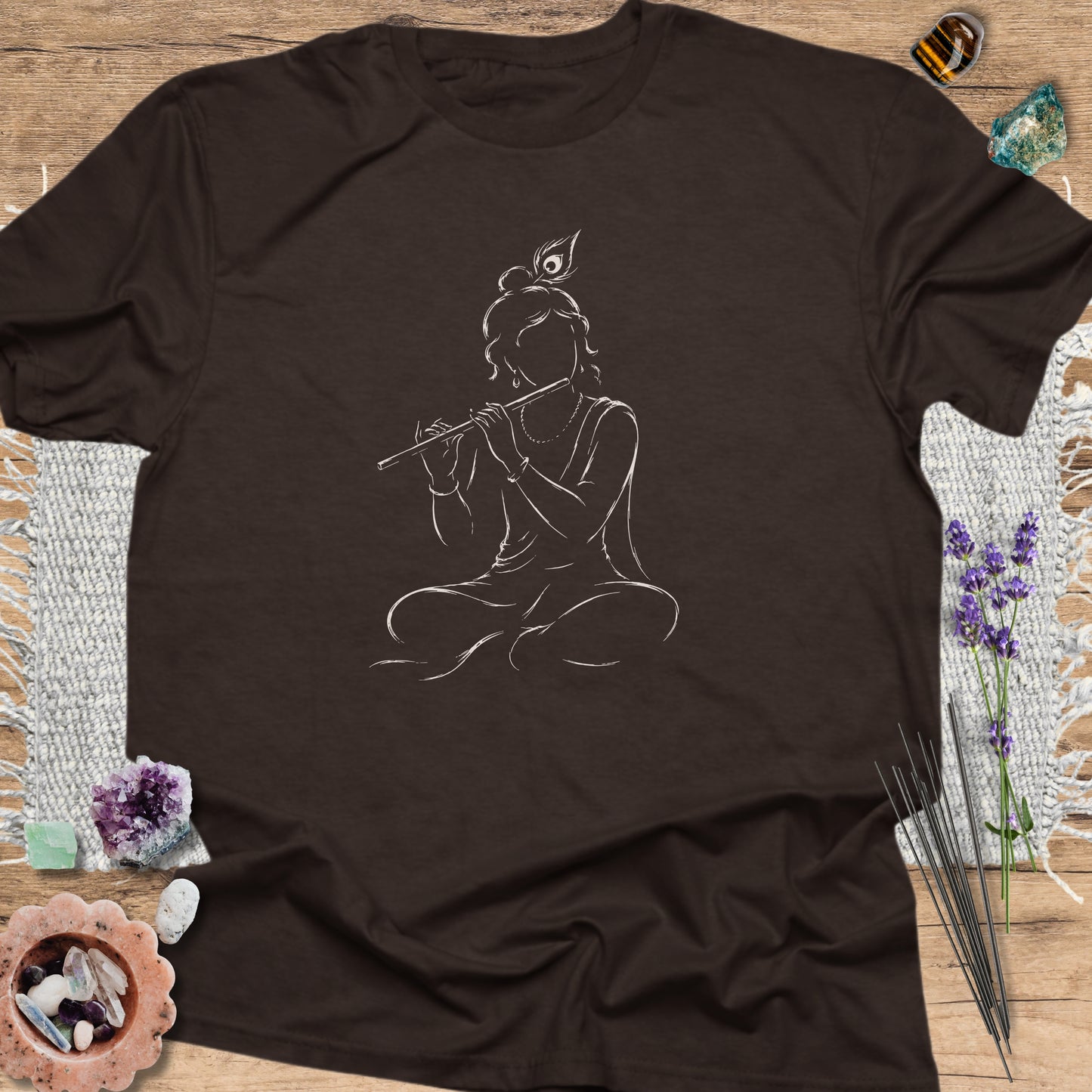Krishna With Flute Dark Chocolate