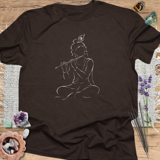 Krishna With Flute Dark Chocolate