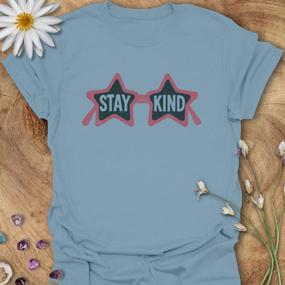 Stay Kind T-Shirt Stone Blue