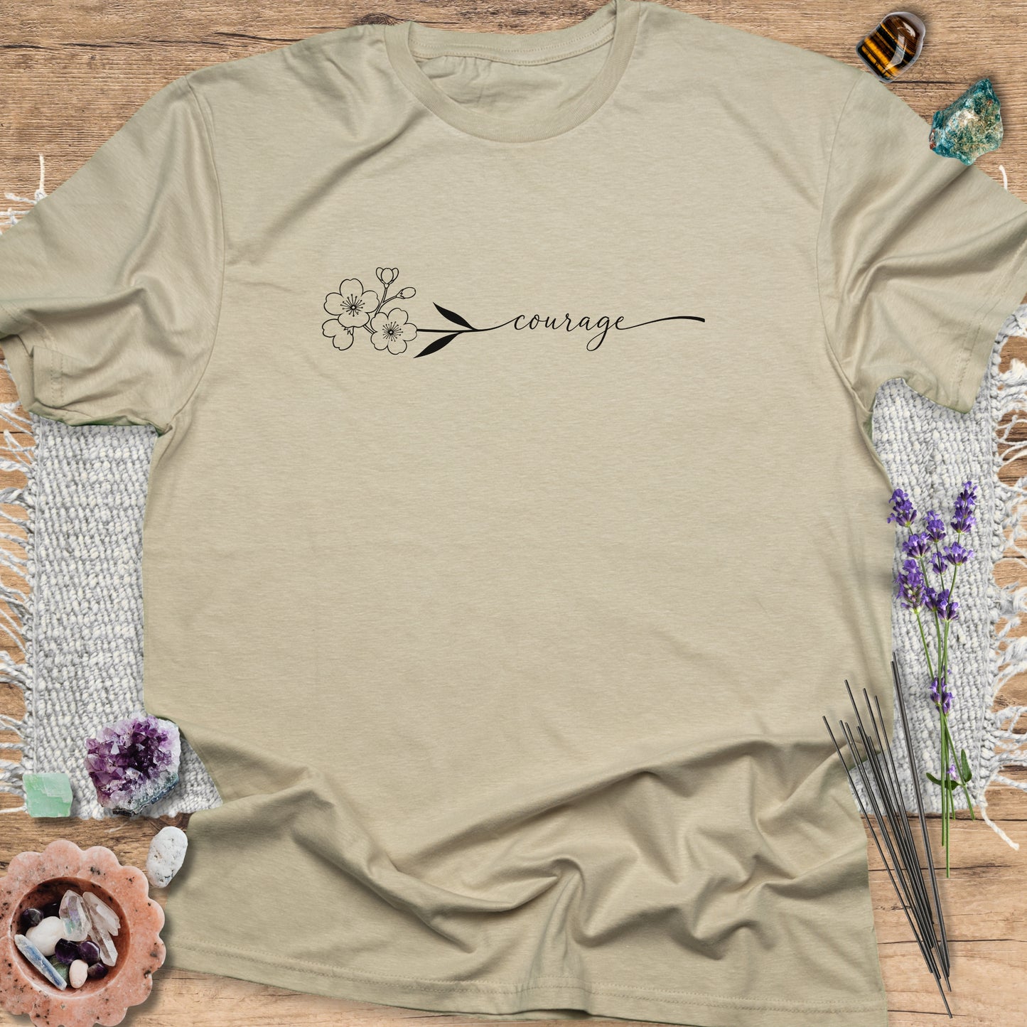 Courage Floral Sand