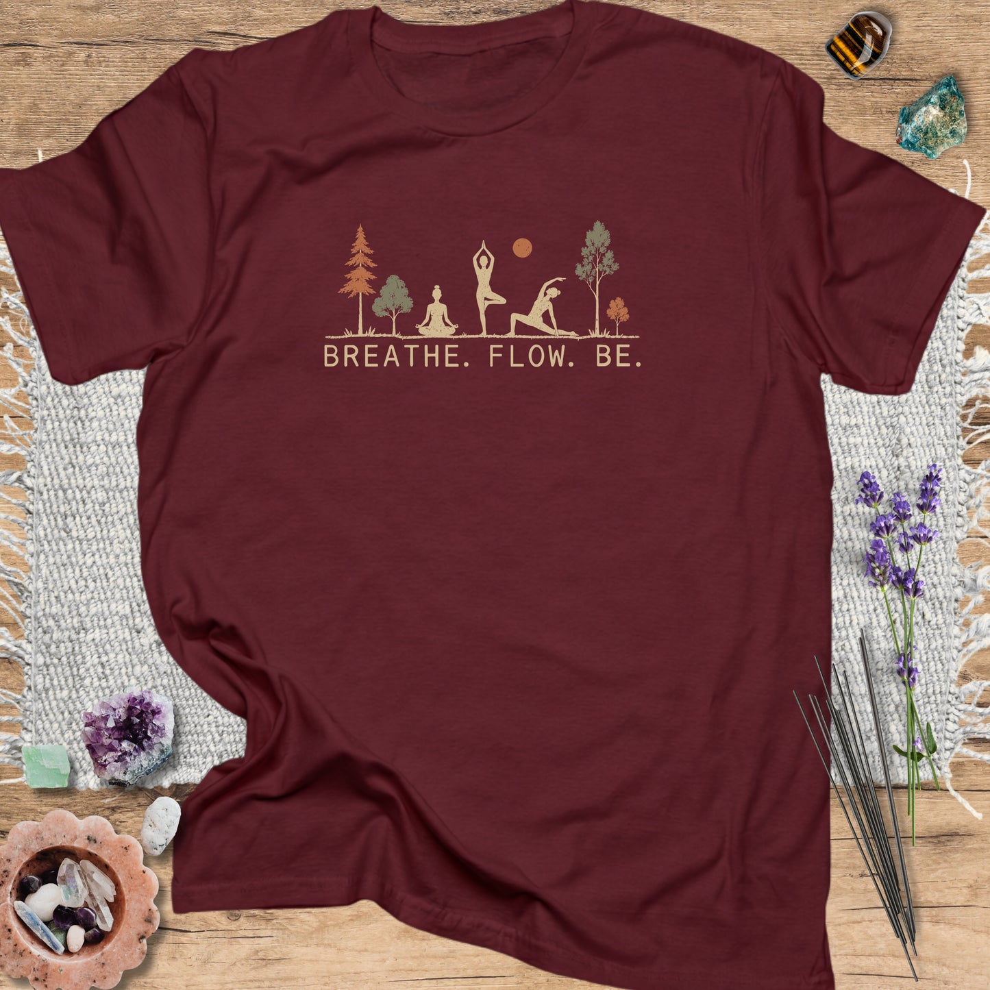 Breathe. Flow. Be. T-Shirt