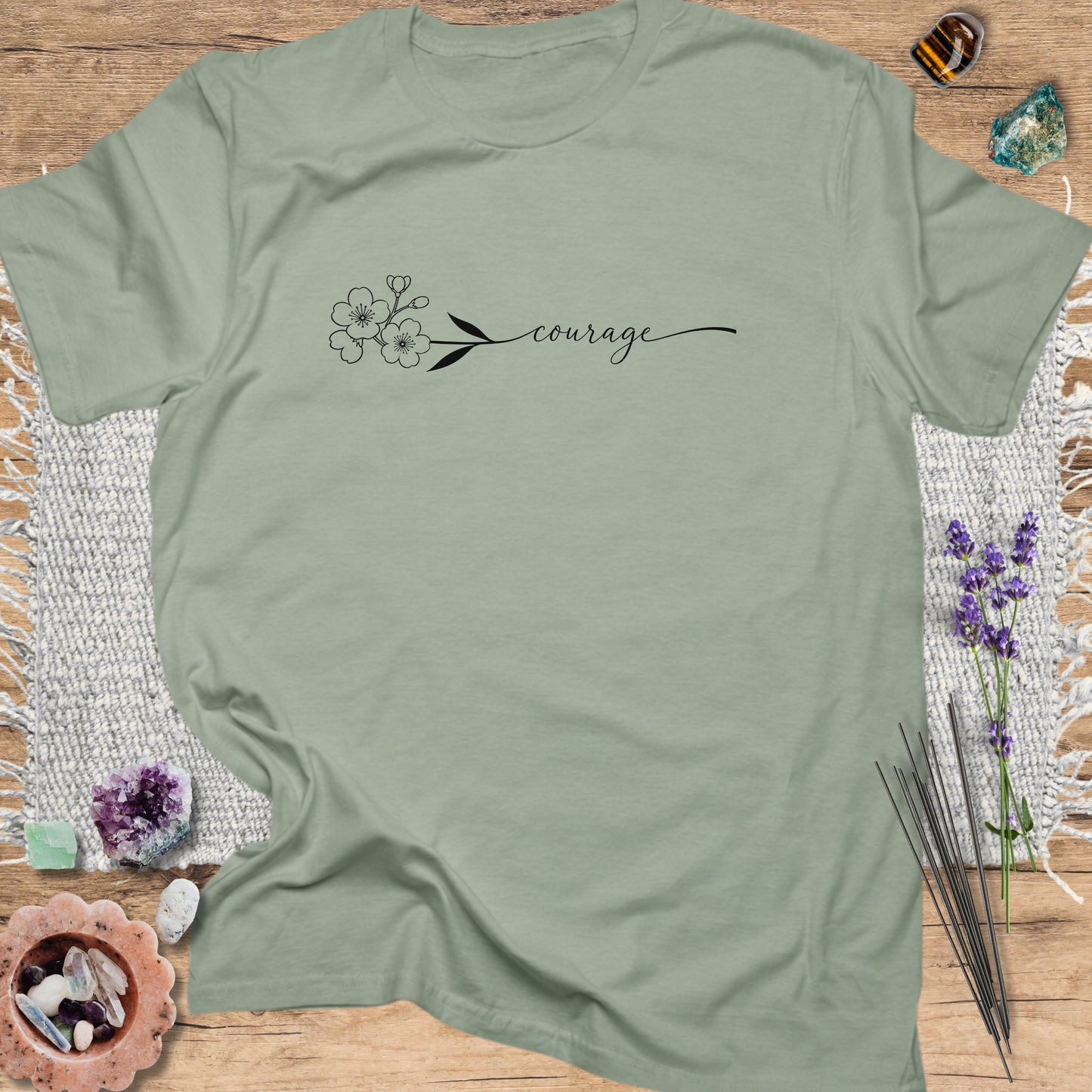 Courage Floral Sage