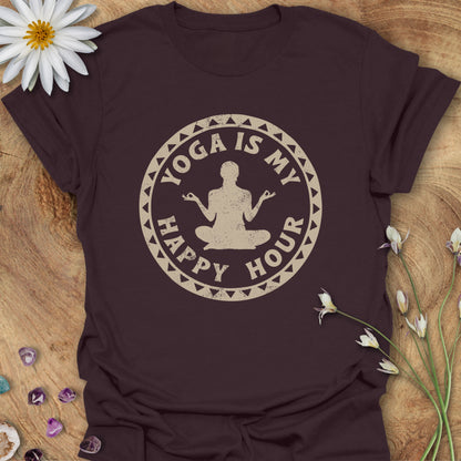 Yoga Is My Happy Hour T-Shirt