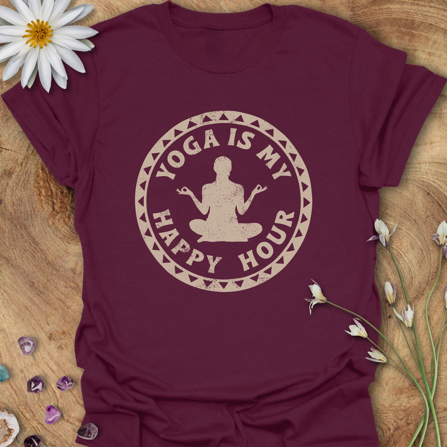 Yoga Is My Happy Hour T-Shirt