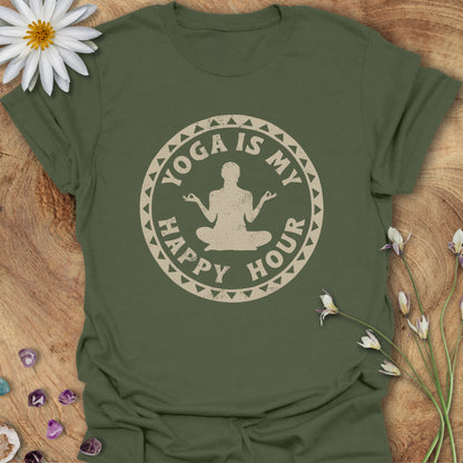 Yoga Is My Happy Hour T-Shirt