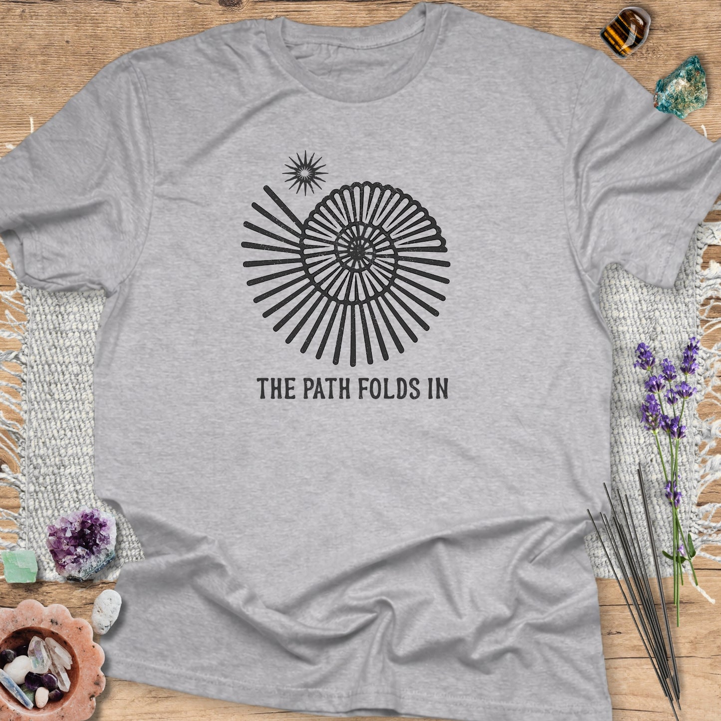 The Path Folds In T-Shirt