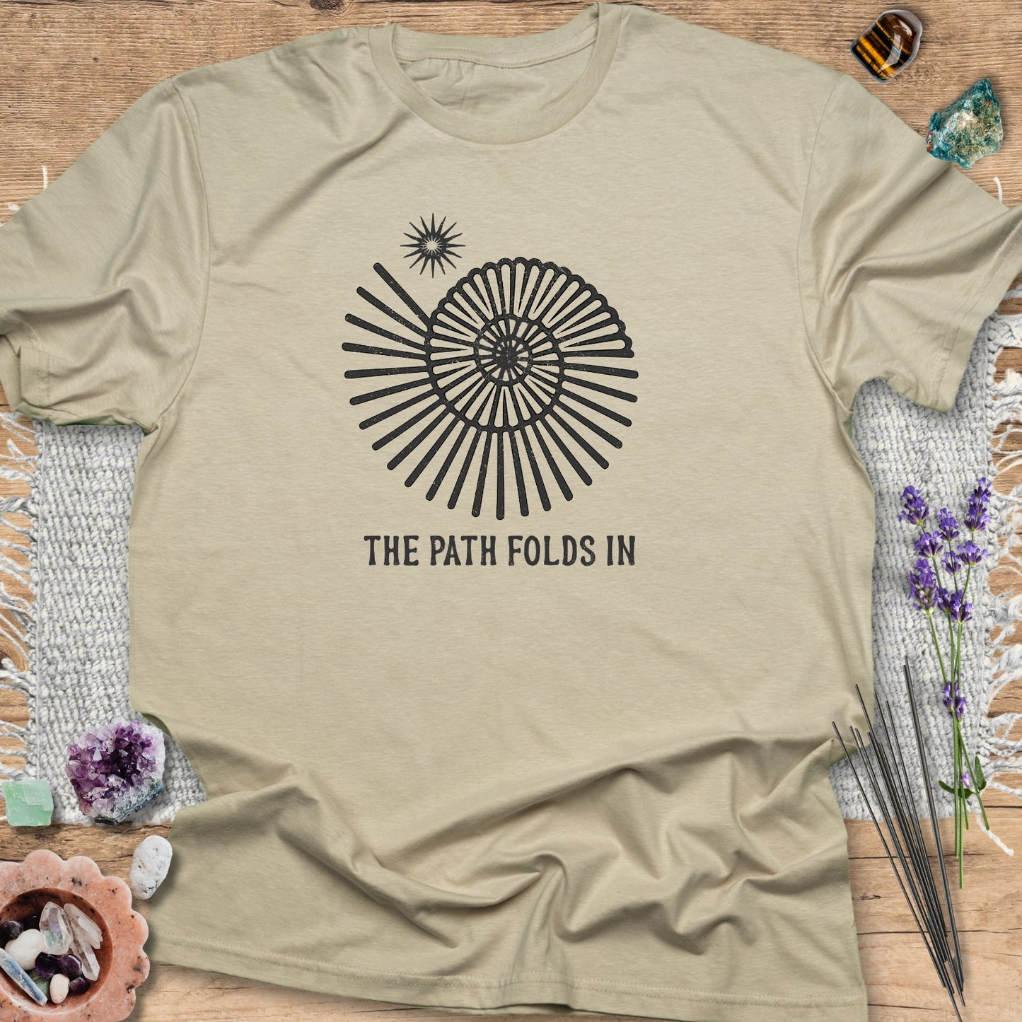 The Path Folds In T-Shirt