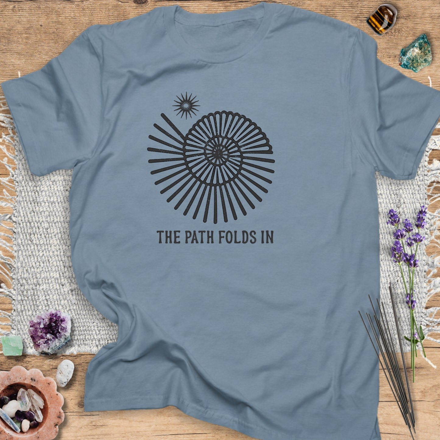 The Path Folds In T-Shirt
