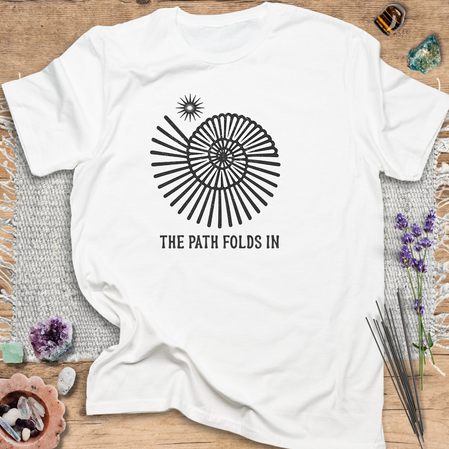 The Path Folds In T-Shirt