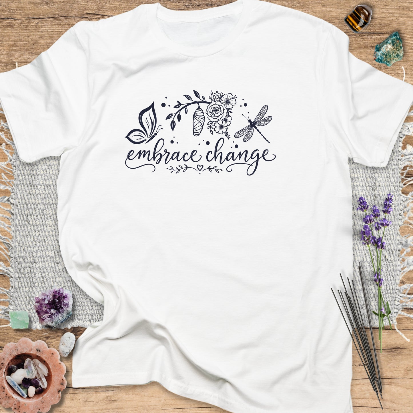 Embrace Change White